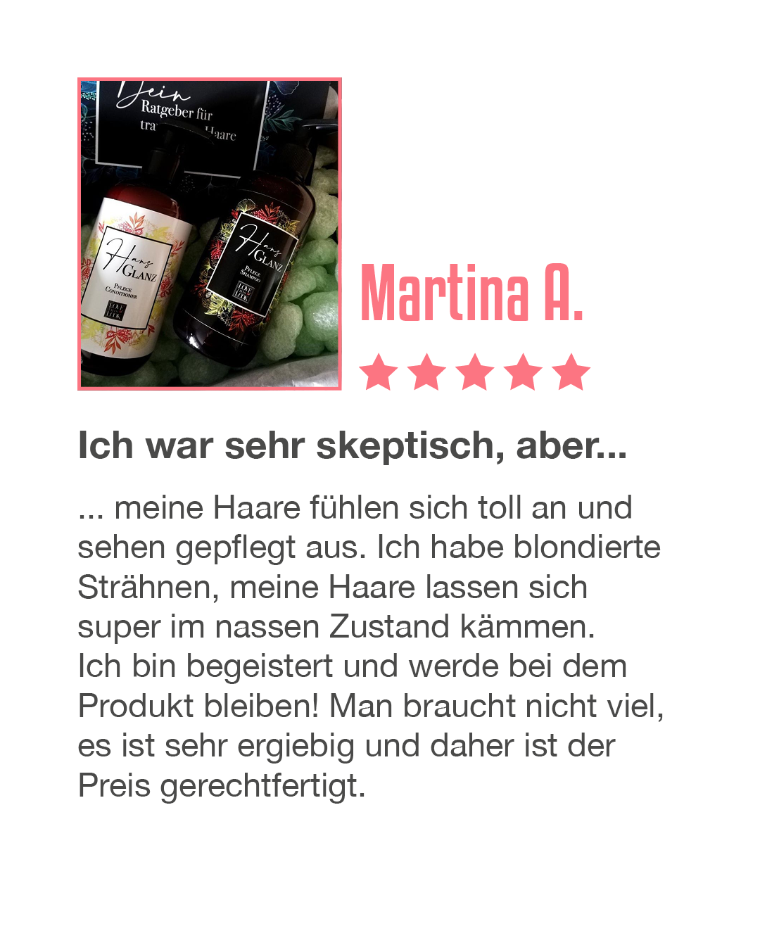 Hans Glanz Shampoo + Conditioner – Bild 5