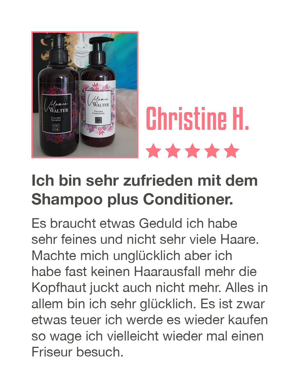 Volumen Walter Shampoo + Conditioner – Bild 5