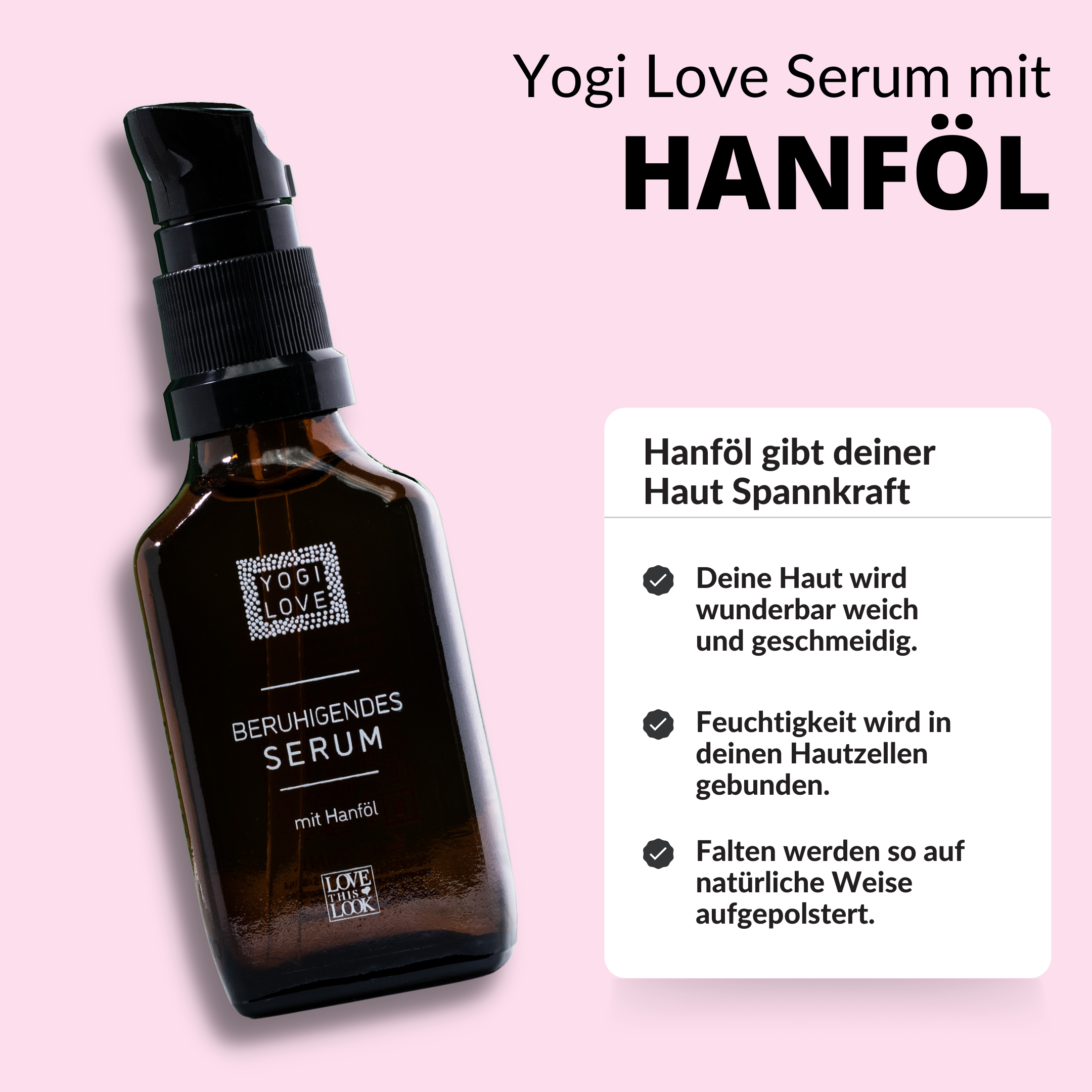Yogi Love – Beruhigendes Serum mit Hanföl – Bild 2